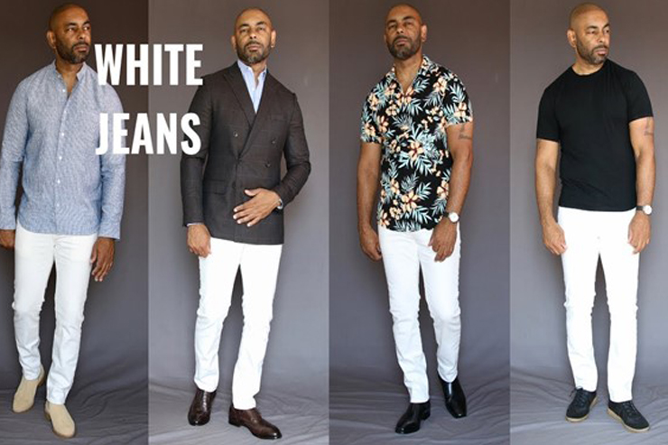 White Jeans For Men - trendy and cool